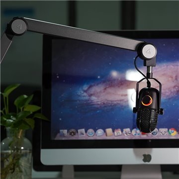 Supporto per Microfono Braccio USB Nero