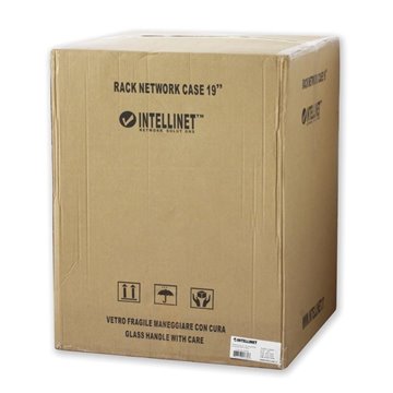 Armadio Rack 19" a muro 15 unità due sezioni Grigio