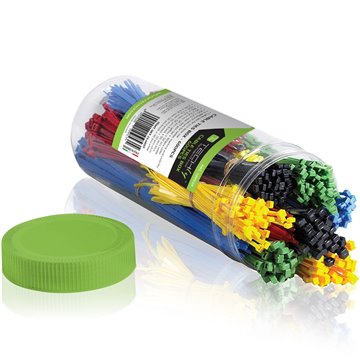 Fascette Fermacavo Colorate Kit da 600pz