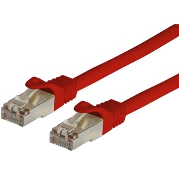 Cavo di Rete Patch in Rame Cat. 6A SFTP LSZH 3 m Rosso