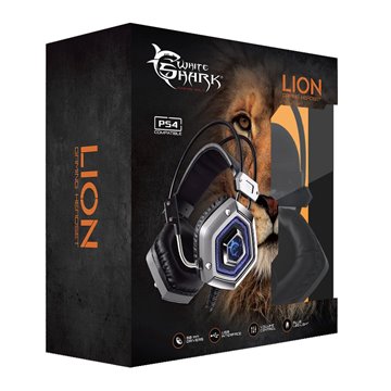 Cuffie Gaming USB con Microfono Silver LION