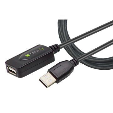Cavo Prolunga Attivo Extender USB Hi Speed Estensore di Segnale 5m Nero