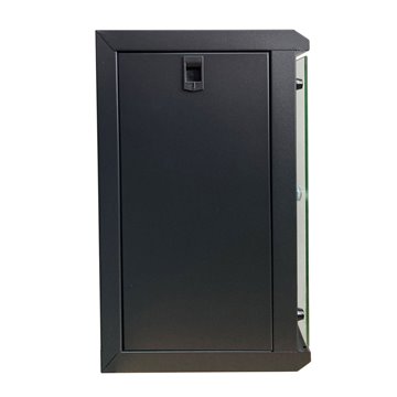 Armadio Rack 10" a Muro 9 Unità Pannelli Asportabili Nero