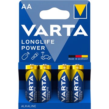 Blister 4 Batterie 1.5V Longlife Power Alcalina Stilo AA
