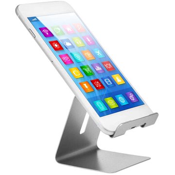 Supporto in Alluminio per Smartphone e Tablet Universale Silver