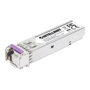 Transceiver SFP Fibra Ottica Monomodale LC 1000Base-BX Bidirezionale WDM