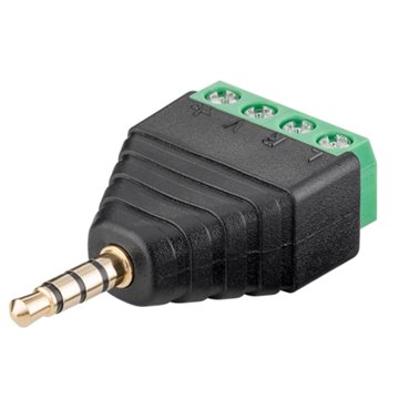 Adattatore Audio 3.5 mm Maschio a Terminal Block 4 pin