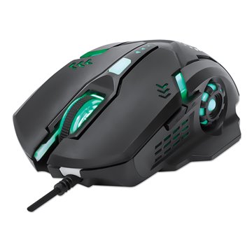 Mouse Ottico USB Gaming 3200 Dpi Retroilluminazione LED RGB
