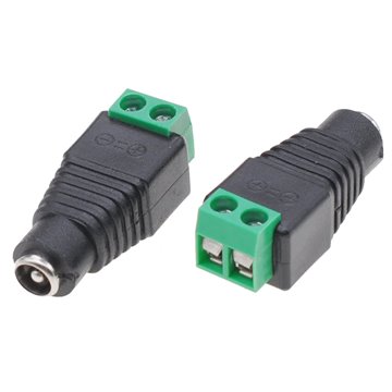 Adattatore Alimentazione Plug DC 5.5x2.1mm Femmina Terminal Block 2 pin