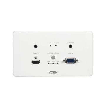 Trasmettitore HDBaseT HDMI VGA Piastra da Parete 4K a 100m, VE2812AEUT