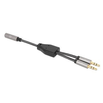 Cavo Adattatore per Cuffie con Splitter Audio Stereo AUX  