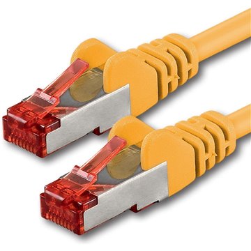 Cavo di rete Patch in rame Cat. 6 Giallo SFTP LSZH 0,25m