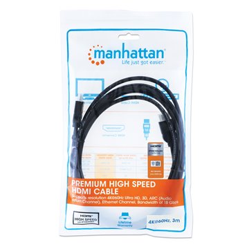 Cavo HDMI High Speed con Ethernet Premium 3 metri