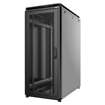 Armadio Server Rack 19" 800x1000 42U Nero Porta Grigliata serie Evolution Ventilato