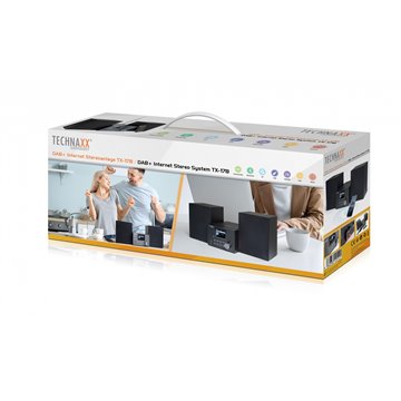 DAB+ Internet Stereo Bluetooth V5.0 Lettore CD MP3, TX-178