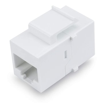 Accoppiatore Keystone RJ45 F/F Cat.5E UTP Bianco