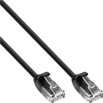 Cavo Patch di Rete Cat.6 UTP Slim 10m Nero