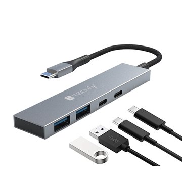 Hub USB3.2 Slim 2 Porte USB-A e 2 Porte USB-C™