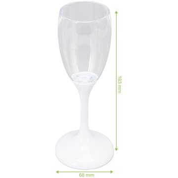 Confezione da 6 Bicchieri da Champagne con 6 Colorazioni LED