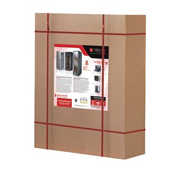 Armadio Rack 19" a Muro 6 Unità P.600 mm Flat Pack Grigio