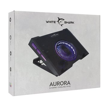 Dissipatore USB per Notebook fino a 17.3" con 6 Regolazioni di Altezza e 2 Porte USB