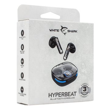 Auricolari Wireless Bluetooth v5.3 Custodia di Ricarica con Display Nero