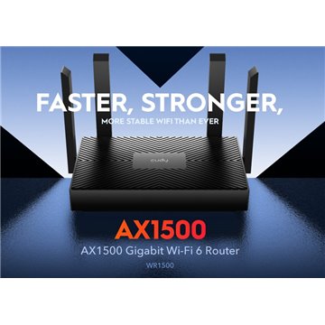 Smart Router WiFi 6 Dual-Band AC1500, WR1500