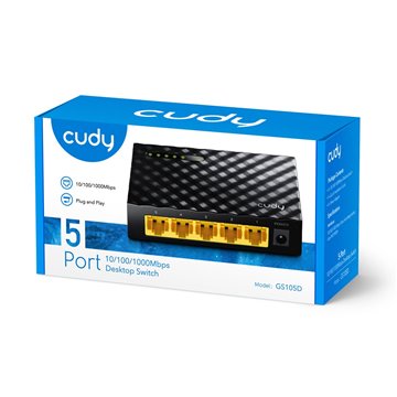 Switch Desktop Gigabit a 5 Porte, GS105D