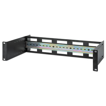 Kit guida DIN regolabile per montaggio su rack da 19", 2U