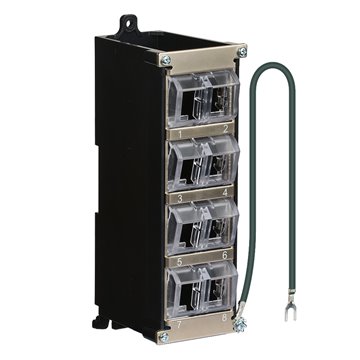 Pannello Patch Keystone 8 porte per Guida DIN e Montaggio a Parete con Messa a Terra