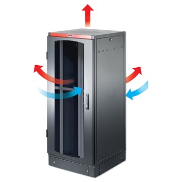 Armadio Server Rack NextGen 1000 19" 600x1000 42U Nero Porta Grigliata