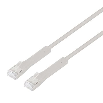 Cavo di rete Patch in Rame Cat. 6A F/FTP Pieghevole FlexiBoot Slim Grigio 0,5 m