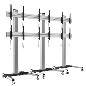 Supporto a Pavimento per 6 TV LCD/LED 22-55" per Video Wall