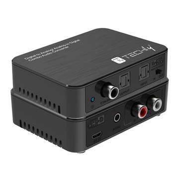 Convertitore Audio da Digitale ad Analogico / da Analogico a Digitale SPDIF Toslink Stereo 3,5"