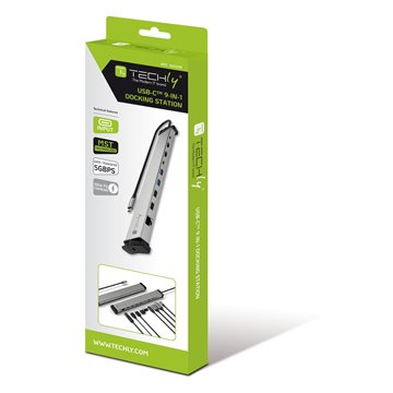 Docking Station 9 in 1 USB-C™ Hub USB HDMI RJ45
