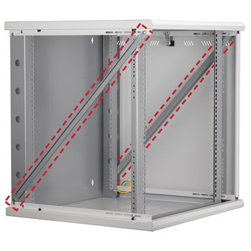 Barre di Rinforzo per Armadio Rack 13U P 600 mm