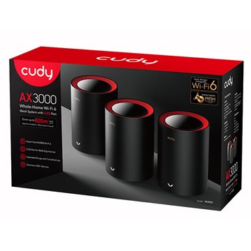 Sistema Wi-Fi 6 Mesh AX3000 2.5G Dual Band, M3000 3pz