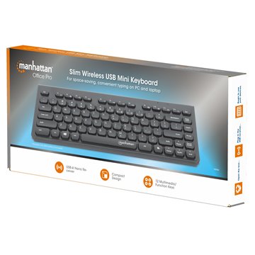 Mini Tastiera Wireless Slim 82 Tasti