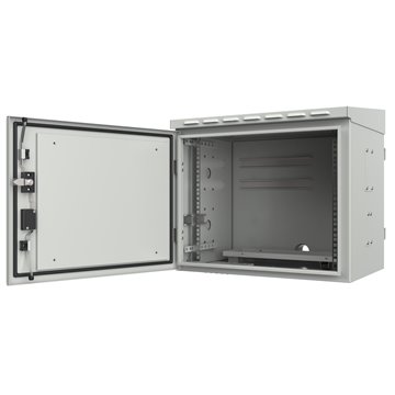 Armadio Rack 19" Fissaggio a Palo P 425 mm IP66 Midi
