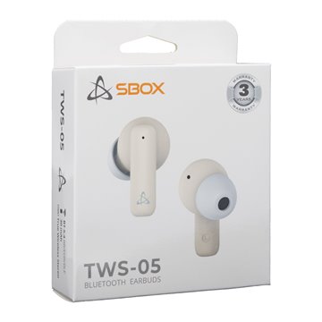 Auricolari Bluetooth v5.4 con Custodia di Ricarica EB-TWS05 Beige