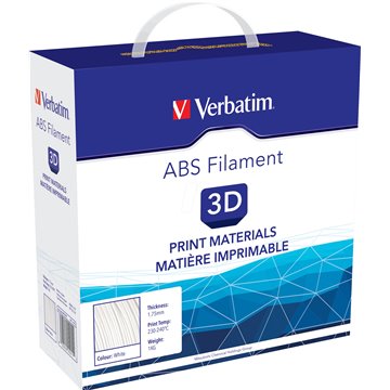 Filamento ABS Stampa 3D 1.75mm 1kg Bianco