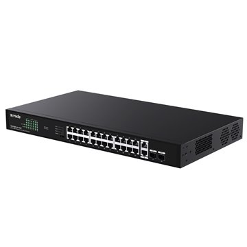 Switch Ethernet 26GE+2SFP con PoE a 24 porte, TEG1128P-24-410W