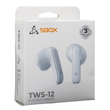 Cuffie Auricolari con Microfono Bluetooth EB-TWS12 Bianco