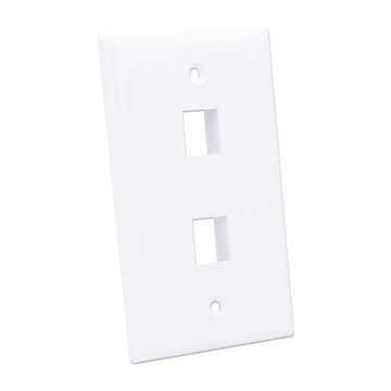 Placca Porta Frutti 2 Posti Mod.503 Bianco