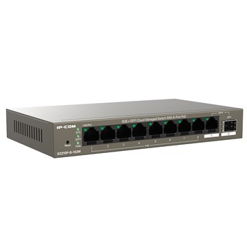 Switch 9GE +1SFP con PoE 8 porte Gestito da Cloud, G2210P-8-102W