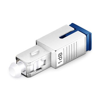 Attenuatore SC/APC Monomodale 1 dB Blu