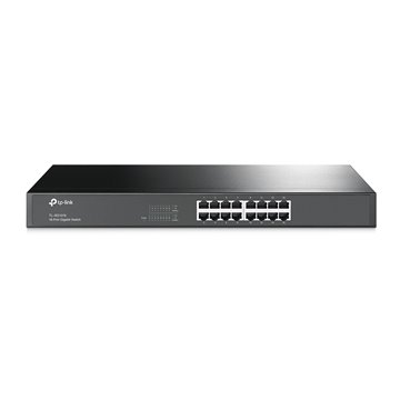 SWITCH 16P GIGABIT RACK MOUNTABLE S TEEL CASE TPLINK