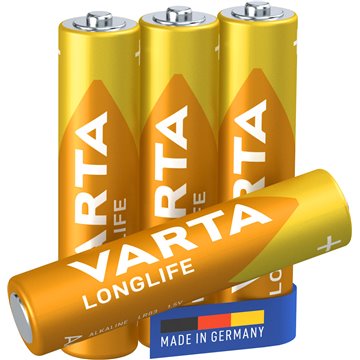 BATTERIA MINISTILO AAA LR03 LONG LIFE 1,5V 4PZ VARTA