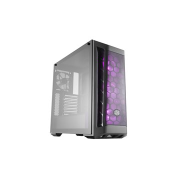 CASE MID-TOWER NO PSU MASTERBOX MB511D RGB 2USB3 VETRO TEMPERATO