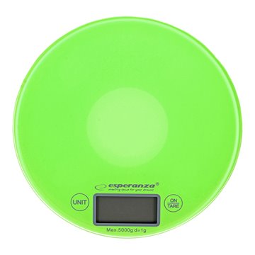 Esperanza EKS003G kitchen scale Electronic kitchen scale Green Yellow Countertop Round
